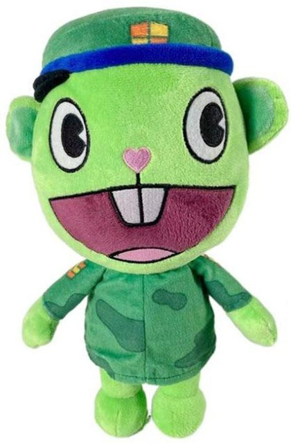 Linyi toy Happy Tree Friends Flippy, Plüschtier, grün, ab 14 Jahren - Bild 1