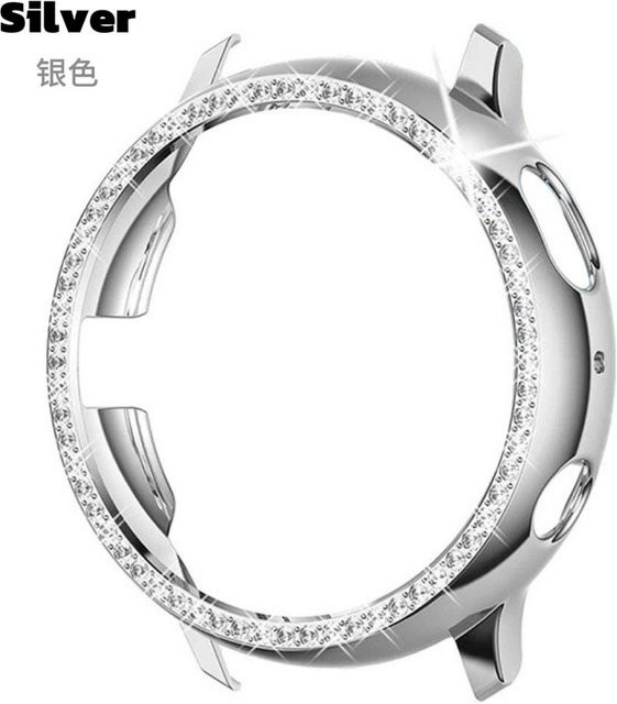 LUJING Displayschutzhülle Samsung Galaxy Watch Active 2, Silber, Diamant, Kunststoff - Bild 1
