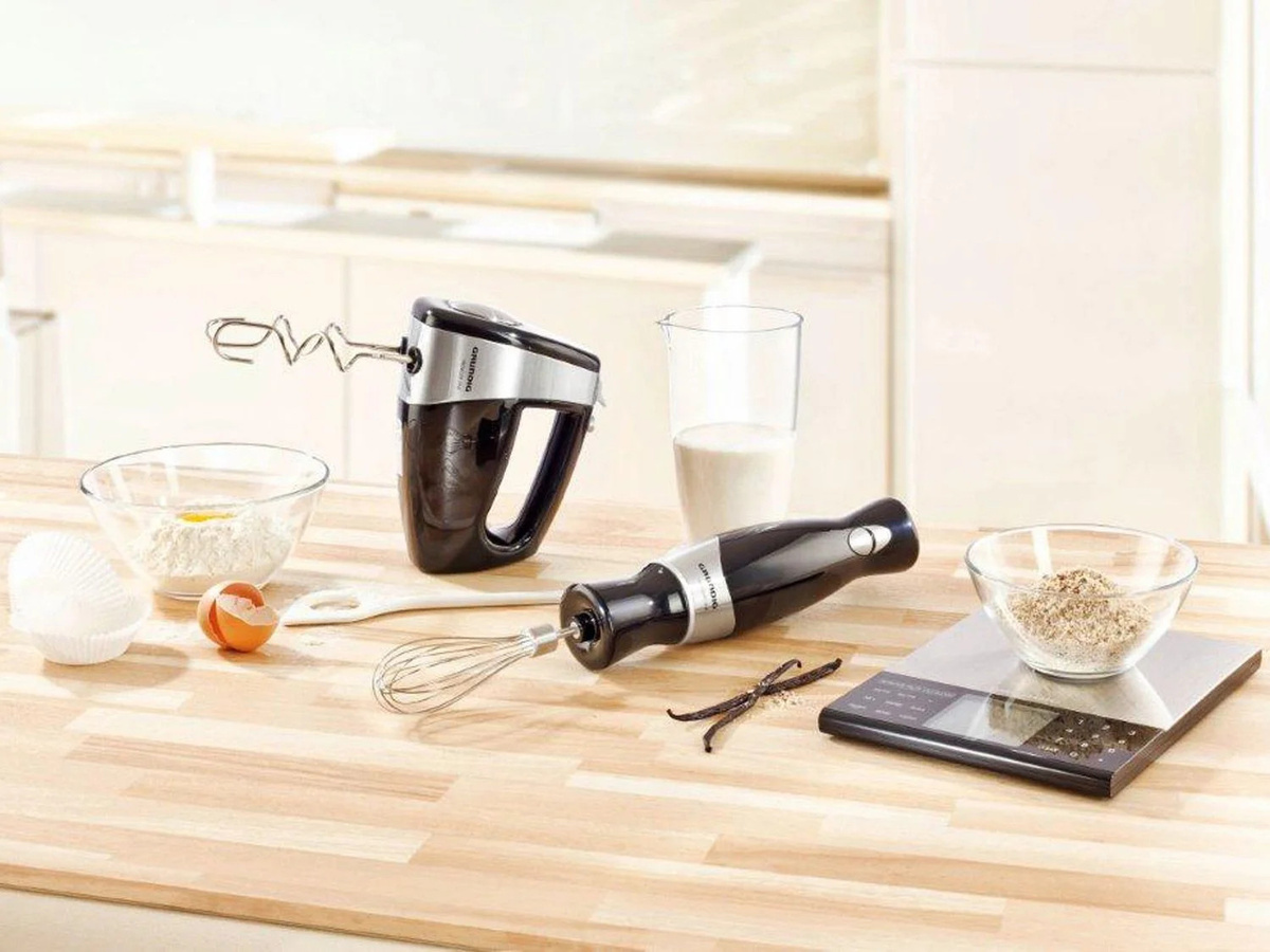 Grundig Black Line Handmixer HM 5040 in Black/Stainless Steel - Bild 3