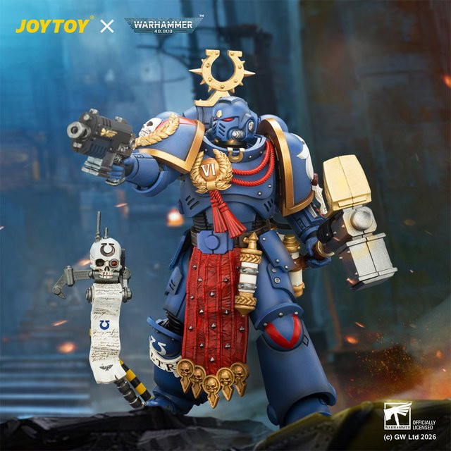 JOYTOY Warhammer 40K Ultramarines Ferren Areios, Actionfigur, 1/18 - Bild 1