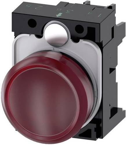 Siemens Leuchtmelder flach Rot 230 V/AC aus Kunststoff 3SU1106-6AA20-1AA0 - Bild 1