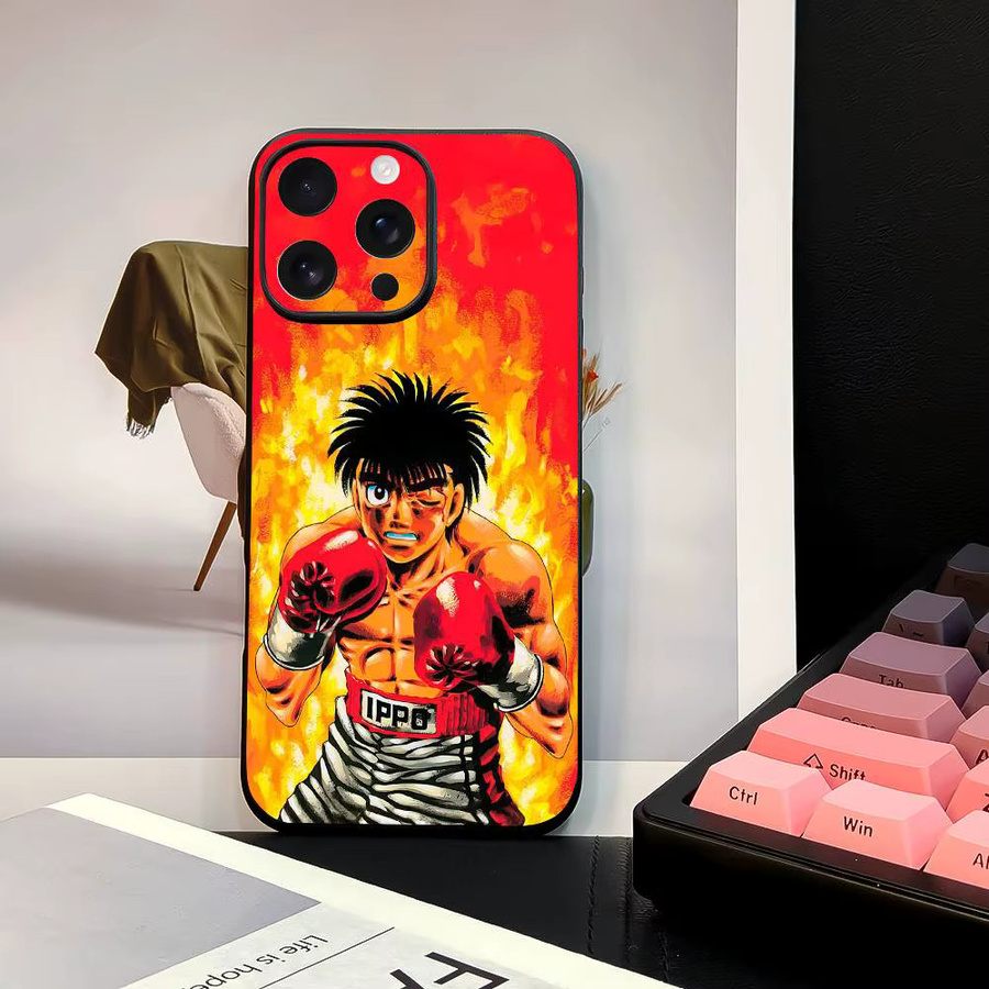 Hajime No Ippo Anime Handyhülle aus weichem TPU für Apple iPhone 16 15 14 13 12 11 Pro Max Plus Mini in Multicolor - Bild 2