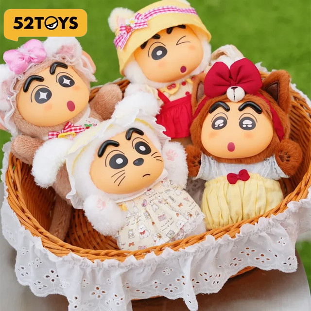 52TOYS Crayon Shinchan Big Tails Mystery Blind Box, Plüsch-Schlüsselanhänger, Tiere - Bild 1