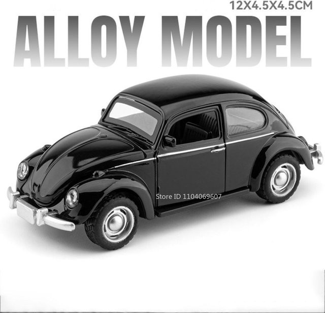 Linyi toy car Käfer Modell Spielzeug, Oldtimer, 1:36, ab 14 Jahren - Bild 1
