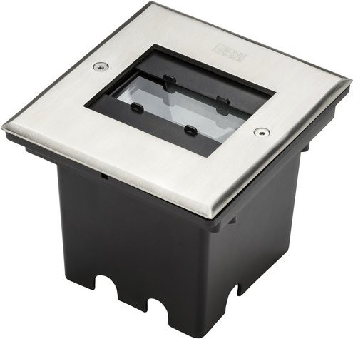 Konstsmide Bodenspot EFFECT Einbaustrahler in Silber mit LED und warmweißem Licht - Bild 1