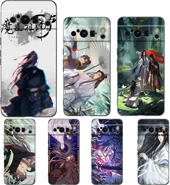 Stoßfeste TPU Handyhülle im Mo Dao Zu Shi MDZS Anime Design für Google Pixel 9 8 7 6 Pro XL und weitere Modelle, Multicolor - Bild 1