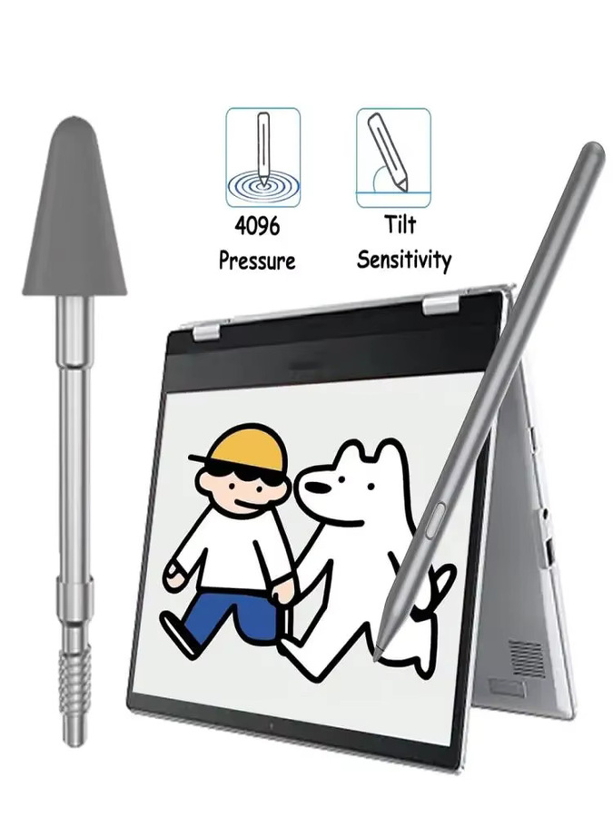 Lenovo Precision Pen 3 Stylus Nibs Ersatzspitzen in Grau für sanftes Gleiten und Displayschutz - Bild 5