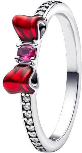 Ring 925 Silber, Zirkonia, Herzförmiger Bienen Schleifenring, Unisex - Bild 1