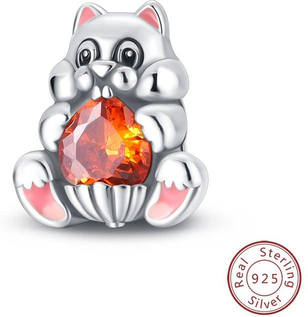 Anhänger 925 Silber, Perle, Zirkonia, Kristall, Damen - Bild 1