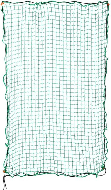 Relaxdays Anhängernetz aus Kunststoff in Grün, reißfest und witterungsbeständig, B: 350 cm x H: 250 cm - Bild 1