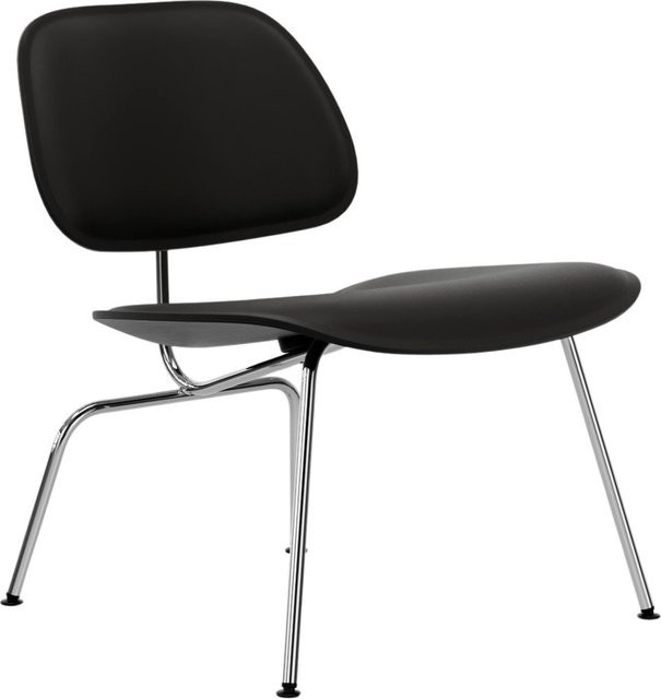 Vitra Plywood Group LCM Stuhl aus Esche und Leder in Schwarz - Bild 1