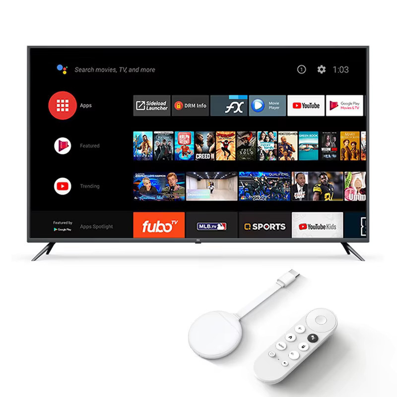Mortal Q2 Ultra Smart 4K Google TV Stick mit Android 14, Wifi 6, Bluetooth und Sprachfernbedienung, 2/16G, Allwinner H313 - Bild 4