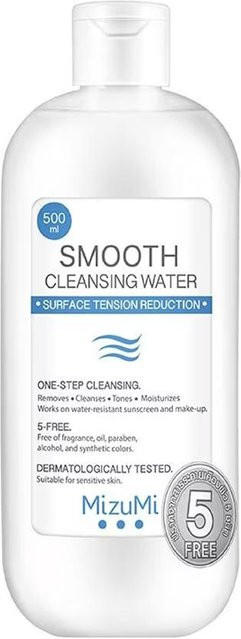 MizuMi Smooth Reinigungswasser, 500 ml, für empfindliche Haut - Bild 1