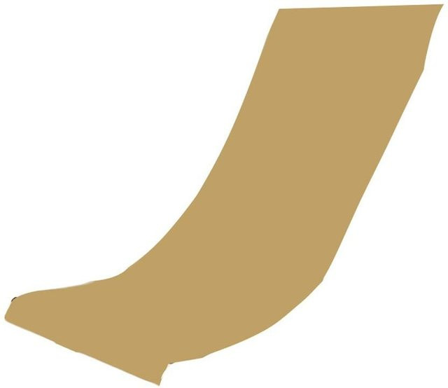 Ersatz-Strandstuhlbezug von Home&Horticulture in Beige aus Polyester - Bild 1