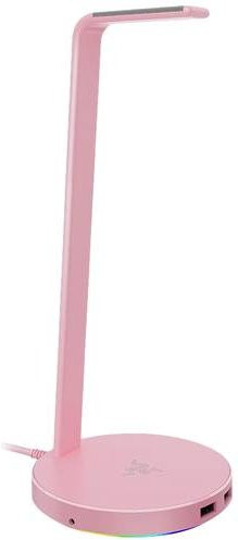 Razer Base Station V2 Chroma Kopfhörerständer in Pink mit USB-A und 3,5 mm Klinkenanschluss - Bild 1