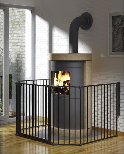 Ofenschutzgitter DOLLE Ben aus Metall in Schwarz, Höhe: 71 cm, Breite: 90 - 278 cm - Bild 2