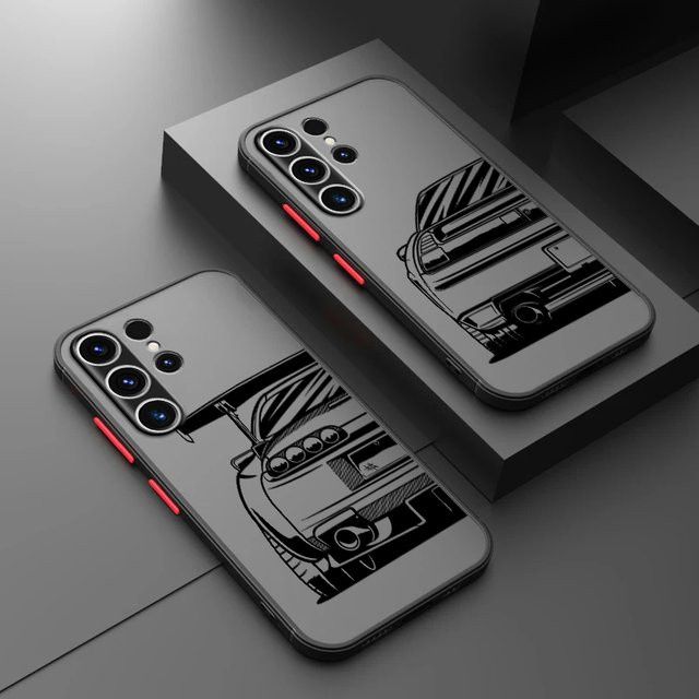 Sportwagen Design Handyhülle für Samsung Galaxy S25 Ultra S24 S23 FE S22 S21 S20 Note 20 Plus in Multicolor - Bild 1