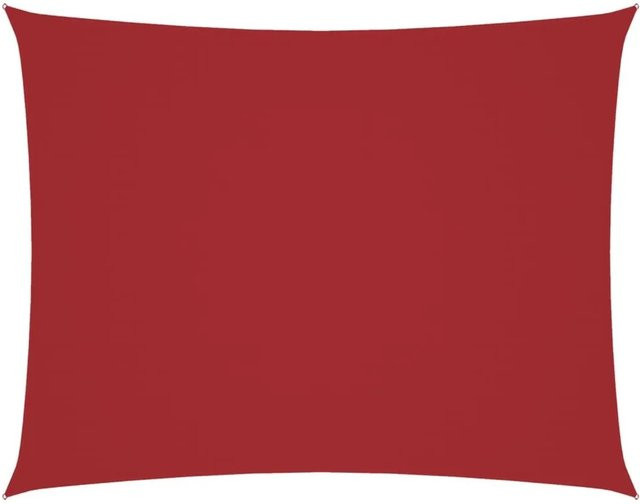 Sonnensegel Furnicato aus Oxford-Gewebe, rechteckig, Rot, Breite: 4 m, Tiefe: 2,5 m - Bild 1