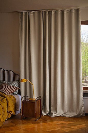 Jotex KYLIE Verdunklungsvorhang extra breit, Beige, Höhe: 280 cm - Bild 1