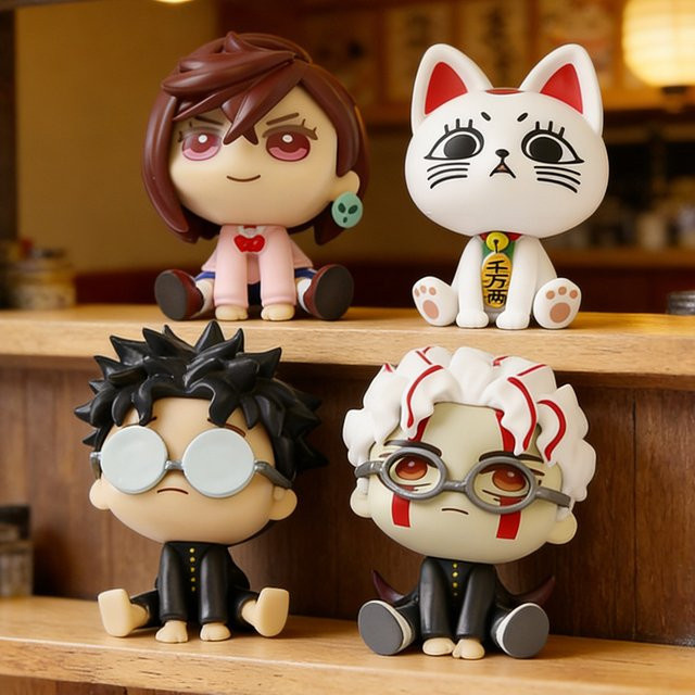 Bandai DAN DA DAN Ayase Momo Takakura Ken Actionfiguren-Set, 4-teiliges Set - Bild 1