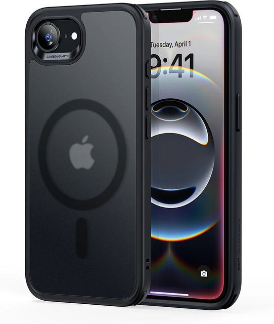 ESR Classic Hybrid HaloLock MagSafe Schutzhülle für Apple iPhone 17e und iPhone 16e, Schwarz - Bild 2