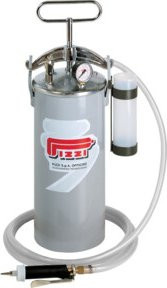 PGS Leimbehälter mit Pistole Typ 0002 in Grau, 8 kg - Bild 1