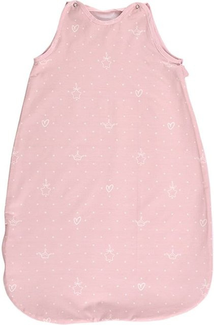 Lorelli Baby Winterschlafsack aus 100% Baumwolle mit 2,5 TOG in Rosa Sterne, B/T/H: 80 x 45 x 3 cm - Bild 1