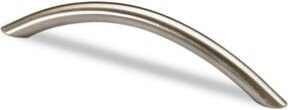 Möbelgriff Hettich Nicia STA VA in Silber gebürstet, B: 192 mm, T: 10 mm - Bild 1