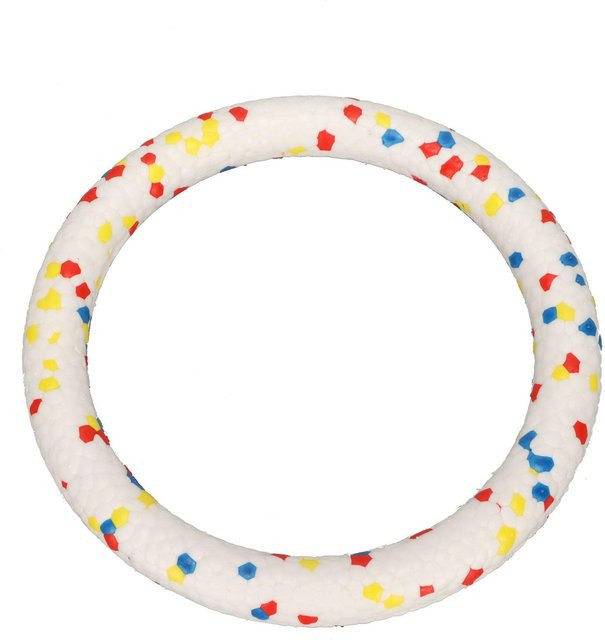 mfySpace Hund Frisbee Spielzeug, Schwimmend, Interaktiv, Elastisch, ETPU, Bissfest, White - Bild 1