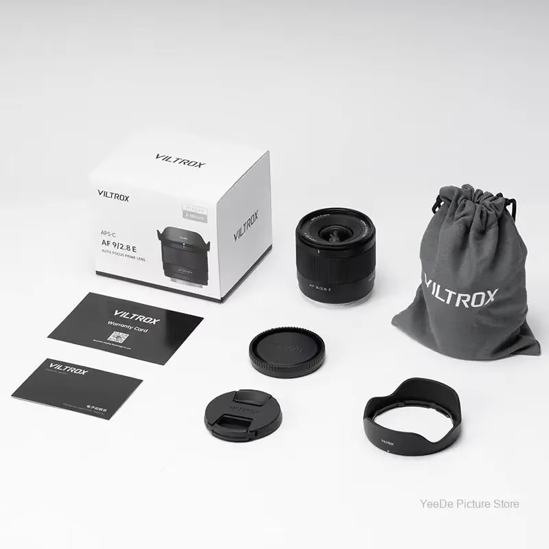 Viltrox 9mm F2.8 Air AF Objektiv für Sony E und Fujifilm X-Mount APS-C spiegellose Kameras, Schwarz - Bild 3