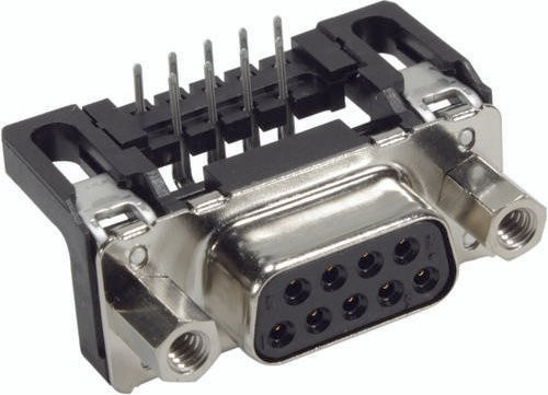 HARTING Steckverbinder 09 66 112 6603 09661126603 Schwarz Polzahl: 9 Löten - Bild 1