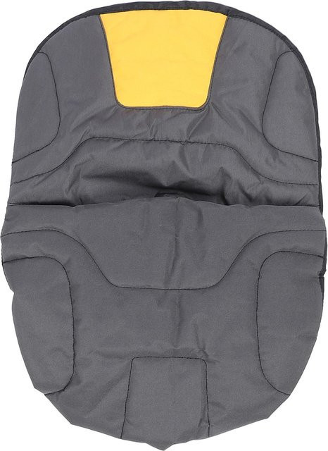 Neoglint Sitzbezug für Aufsitzrasenmäher aus Polyester Oxford in Gelb und Grau, wasserabweisend und rutschfest mit 2 Netztaschen - Bild 1