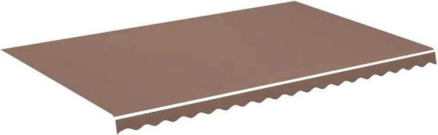 vidaXL Markisenbespannung aus Polyester in Braun, B x H: 5 x 3 m - Bild 1