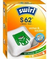 Swirl S62 AirSpace Staubsaugerbeutel EcoPor 4 Stück - Bild 1