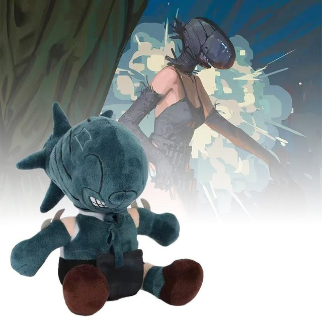 Yiran toy Anime Kettensägenstrahl Plüschtier, 20cm, ab 0 Jahren - Bild 1