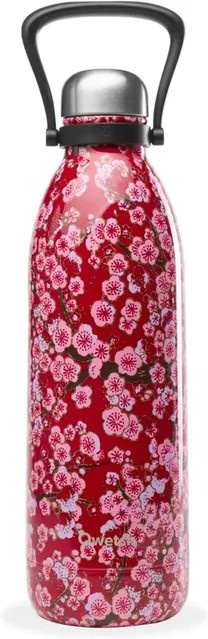 Isotherme Flasche Qwetch Titan in Rot, 0,5 l - Bild 1