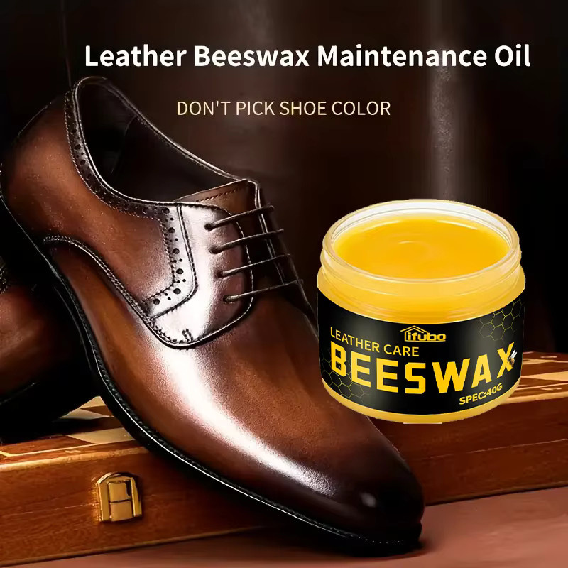 Ifubo Lederpflege-Bienenwachs, 100% natürliche Lederpolitur für Schuhe, Taschen und Sofas - Bild 4