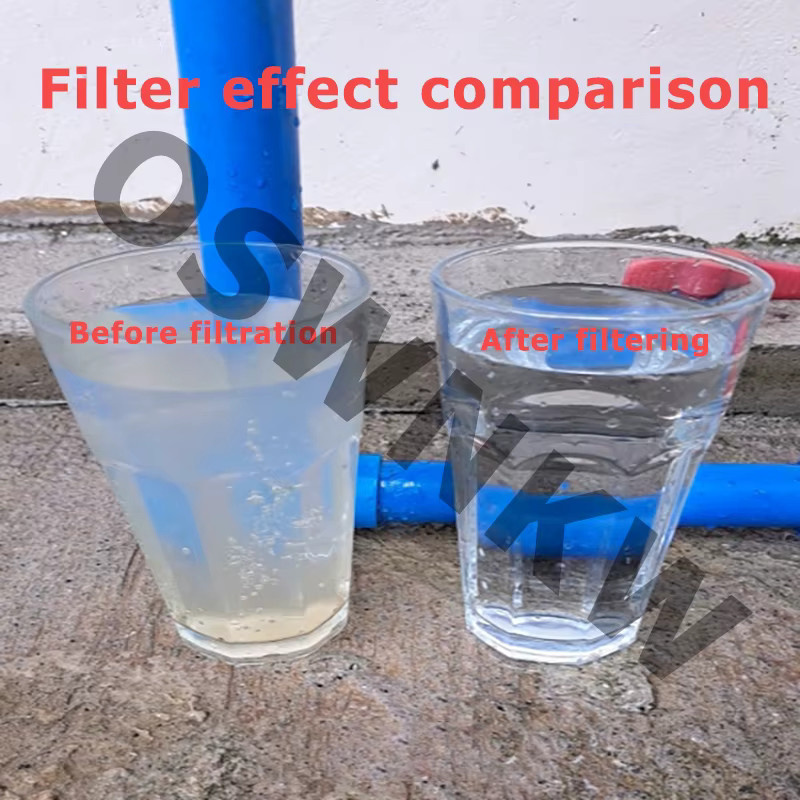 OSWNKW Whole House Wasserreiniger mit 0,01 µm PVDF-Vorfilter aus SUS304 für 1000 l Kapazität - Bild 2