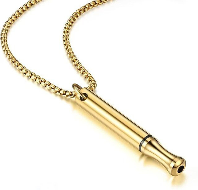 Lucky Star Jewelry Halskette, Edelstahl, Gold, Unisex - Bild 1