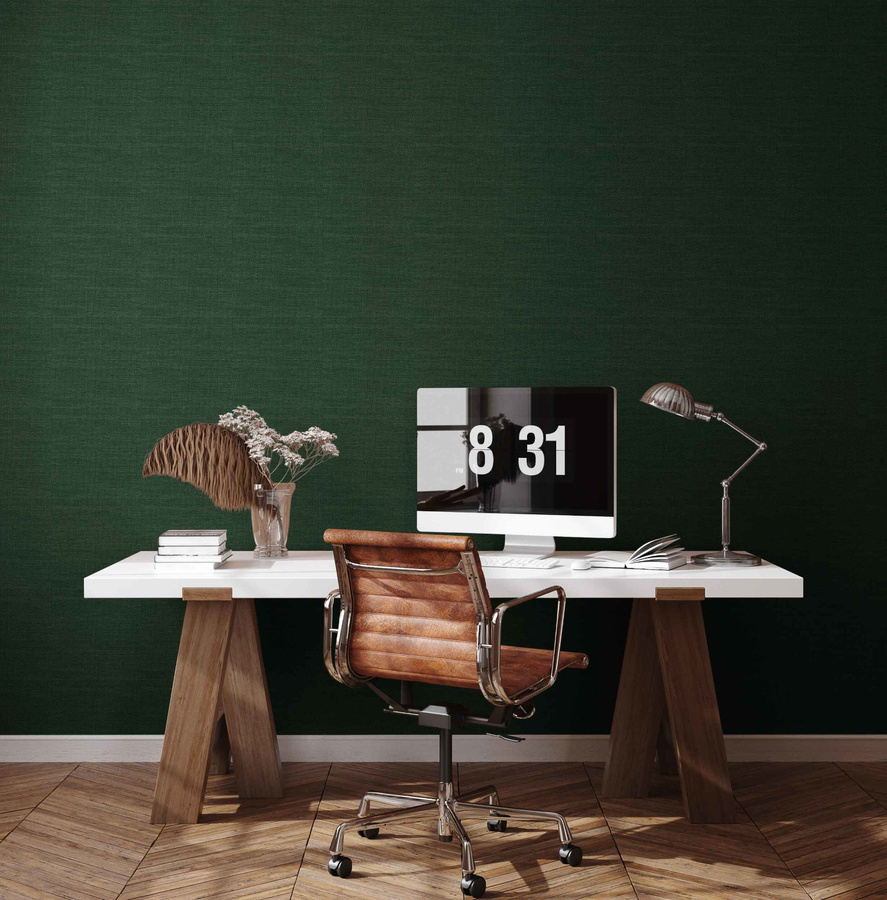 Coordonné Tapete Campos in Green aus Vlies mit abstraktem Design - Bild 1