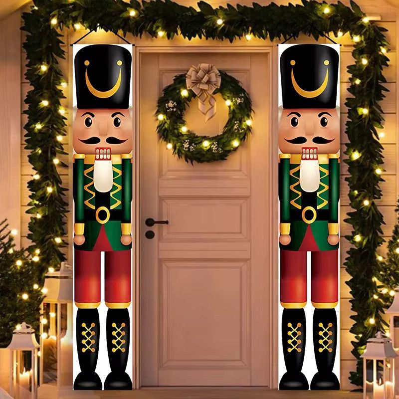 VIKAMA Weihnachts Türkuplets zur Wanddekoration für Haus und Garten, Multicolor - Bild 2