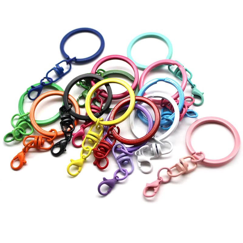SUMOORL Schlüsselring Metall, Bunt, Unisex - Bild 2