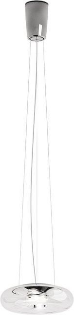 Serien Lighting Don Suspension S LED-Pendelleuchte mit transparentem Glasschirm, Stahlseilabhängung und dimmbarer LED in 2700K - Bild 1