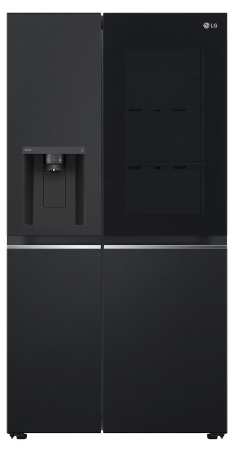 LG GSGV81EPLL Side by Side Kühlschrank mit 635 l Volumen, Total No Frost, Eis-, Crushed Ice- und Wasserspender - Bild 1