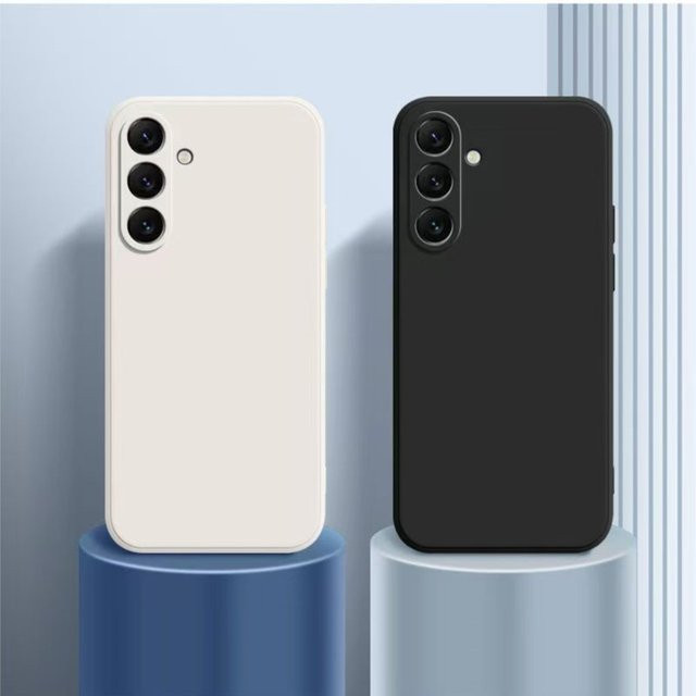 Silikon Schutzhülle für Samsung Galaxy A-Serie in Schwarz - Bild 1