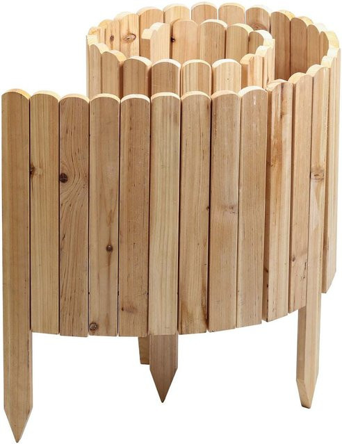 Powertec Rollzaun aus Tannenholz in Natur - Bild 1