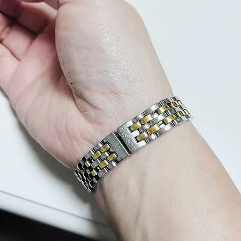 Neway Uhrenarmband-Faltschließe, Edelstahl, Silber, Schmetterlingsverschluss - Bild 3