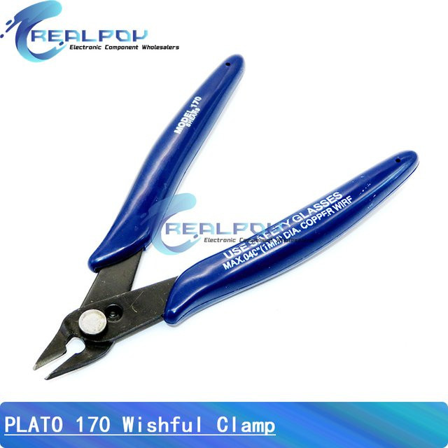 PLATO 170 Wishful Clamp DIY Elektronische Diagonalzange und Seitenschneider in Blau für 3D-Drucker-Teile - Bild 1