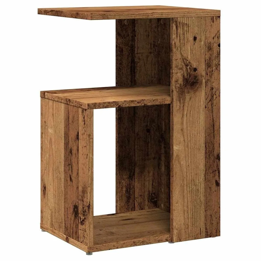 vidaXL Beistelltisch in Altholz-Optik aus Holzwerkstoff, braun, B/T/H: 36 x 30 x 56 cm - Bild 2