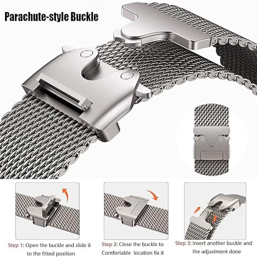 Uhrenarmband Titan, Milanese Loop, Unisex - Bild 1